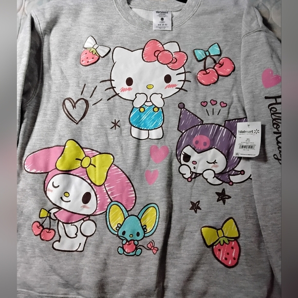 Hello Kitty and Friends Graffic Sweatshirt By Sanrio - Picture 2 of 5